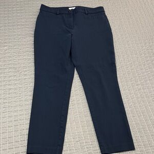 LOFT Sutton Skinny Women's Navy Pants